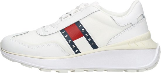 Tommy Hilfiger Tommy Jeans Fashion Retro Run Sneakers Laag - wit - Maat 37  | bol.com