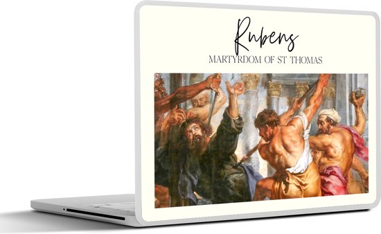 Sticker pour ordinateur portable - 14 pouces - Art - Rubens - Martyre de St Thomas