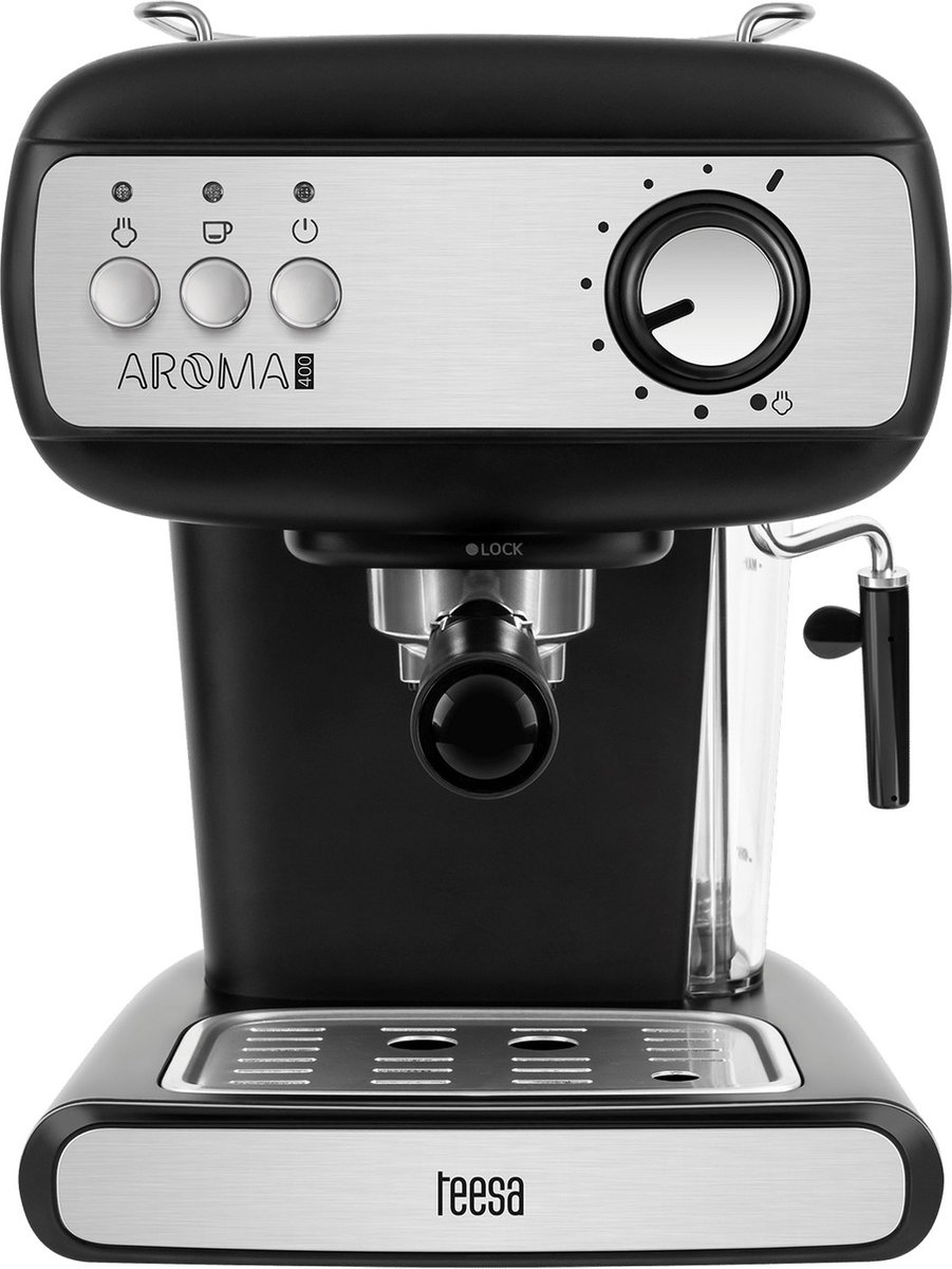 Teesa TSA4009 - Espressomachine AROMA 400, melkopschuimer, - Product - €64,15