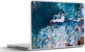 Laptop sticker - 12.3 inch - Strand - Zee - Keien - 30x22cm - Laptopstickers - Laptop skin - Cover