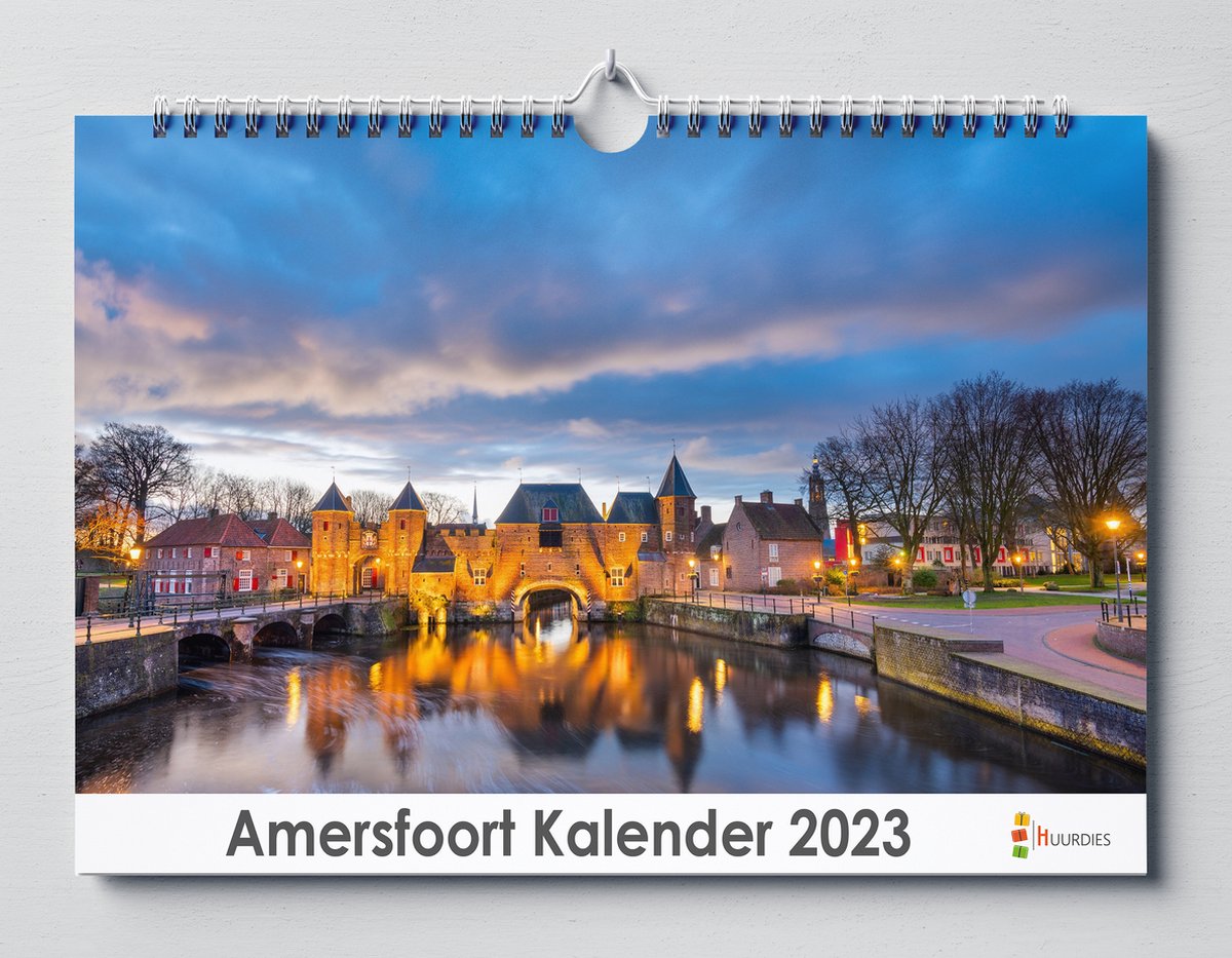 Amersfoort kalender 2023 | 35x24 cm | jaarkalender 2023 | Wandkalender 2023