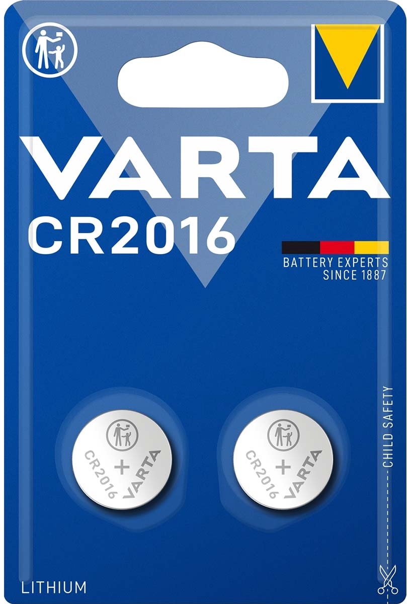 1x2 Varta electronic CR 2016