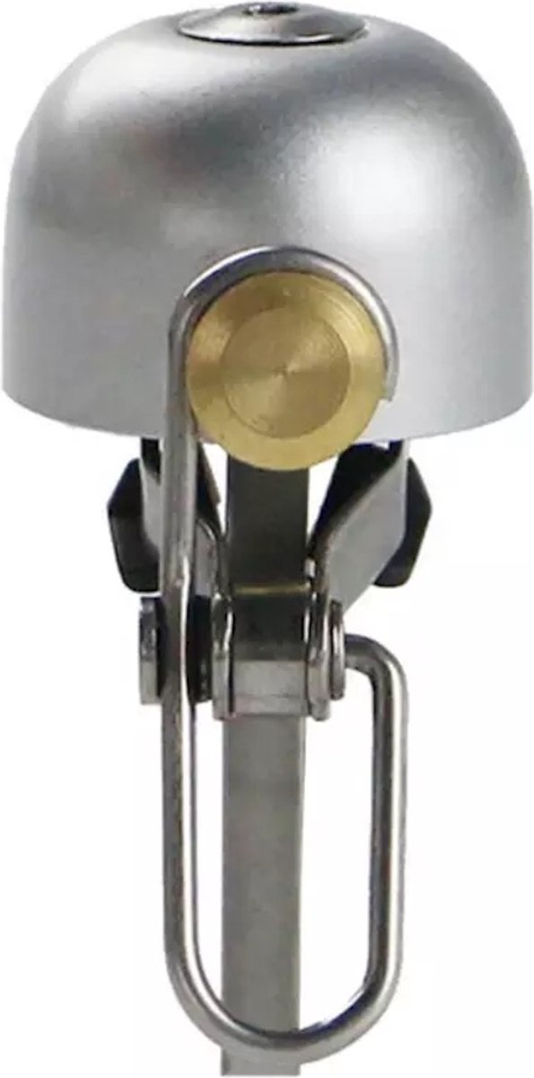 LIFELOOM - Retro Fietsbel - Zilverkleurige Metalen Vintage Uitvoering