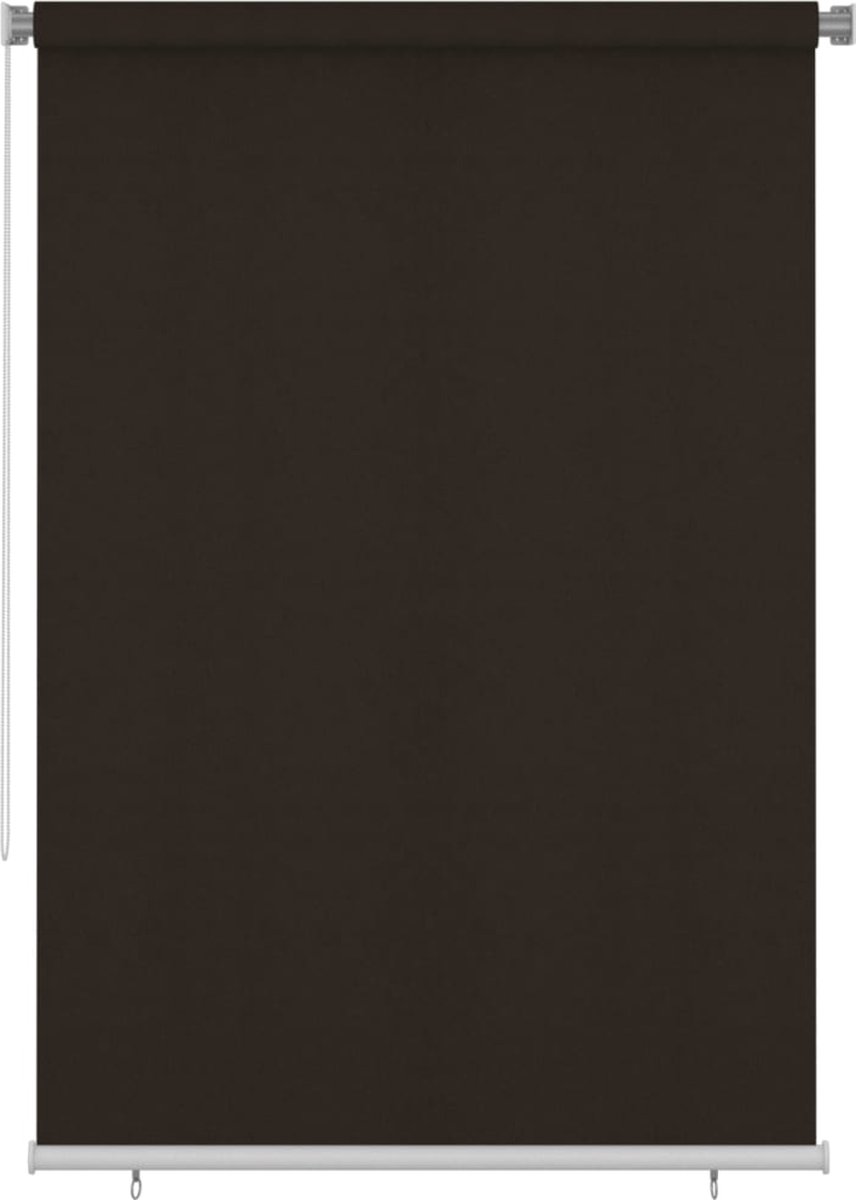 Prolenta Premium - Rolgordijn voor buiten 160x230 cm HDPE bruin