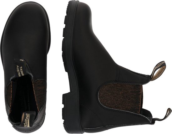 Blundstone Damen Stiefel Boots #1924 Leather (500 Series) Black/Bronze Glitter-4UK