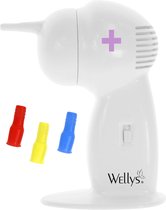 Wellys Oorreiniger met 4 opzetstukken en reinigingsborstel