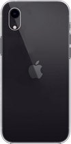 Hoesje Geschikt voor iPhone XR Hoesje Siliconen Cover Case - Hoes Geschikt voor iPhone XR Hoes Back Case - Transparant