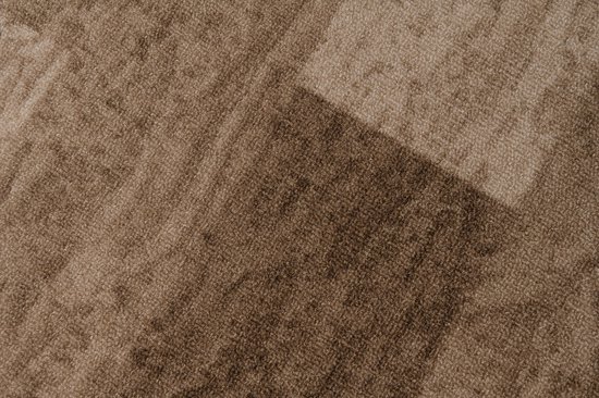 Tapiso Anti-Slip Caoutchouc Marron Couloir Salon Tapis en Caoutchouc Tapis Taille- 100x200