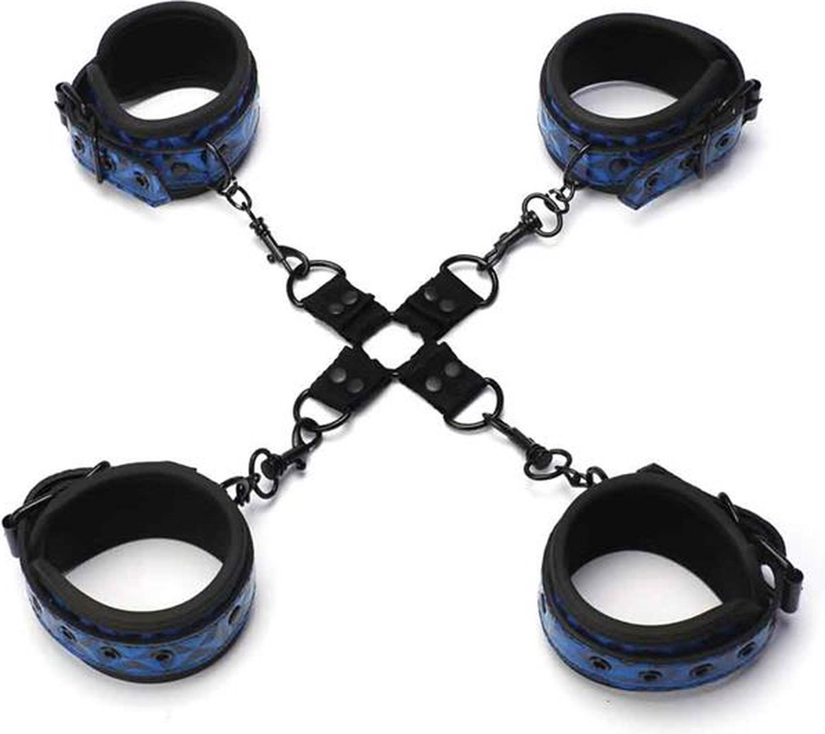 Goedkoopste Whipsmart Bondageset SMART DIAMOND HOGTIE Blauw
