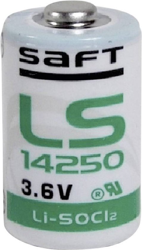 Saft LS14250 - TL2150 - 1/2 AA 3,6V Lithium Batterij | bol.com