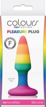 NS Novelties - Pleasure Plug Rainbow Mini - Anal Toys Buttplugs Meerkleurig