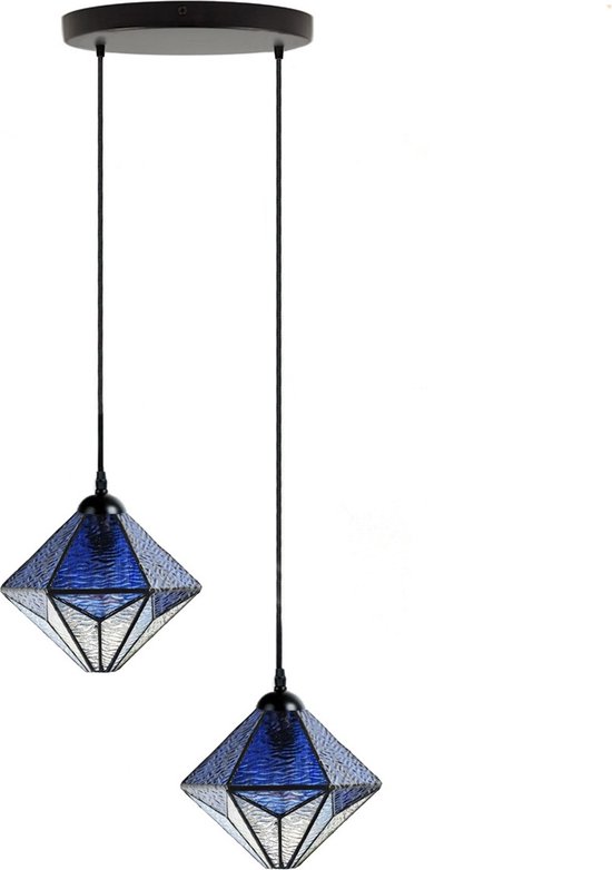 Art Deco Trade - Lustre Tiffany Akira Blue 2