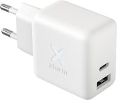 Xtorm / Volt ll GaN oplader - 30W USB-C Oplader - USB-C + USB-A poort - Geschikt voor iPhone & Samsung - Wit