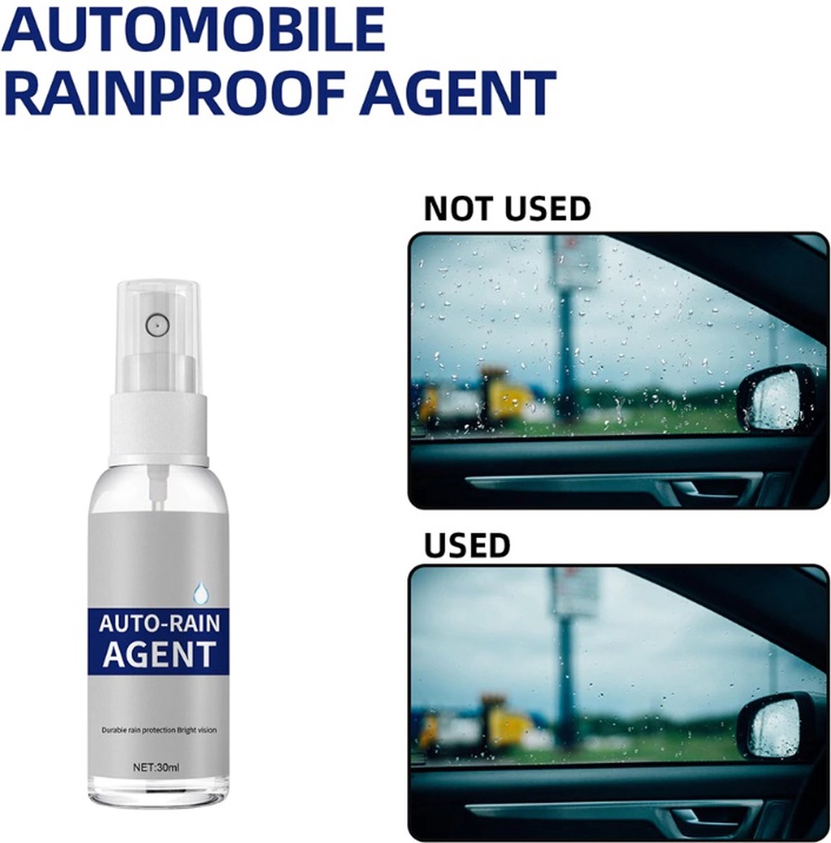 TLVX Anti condens spray 30ML / Voorkom beslagen Auto ruit / voorruit / ramen / spiegels / achteruit vocht vrij maken / Rain Agent / Ruit coating / Anti Fog / Vocht ramen voorkomen / Veilig zicht / Snel en effectief!