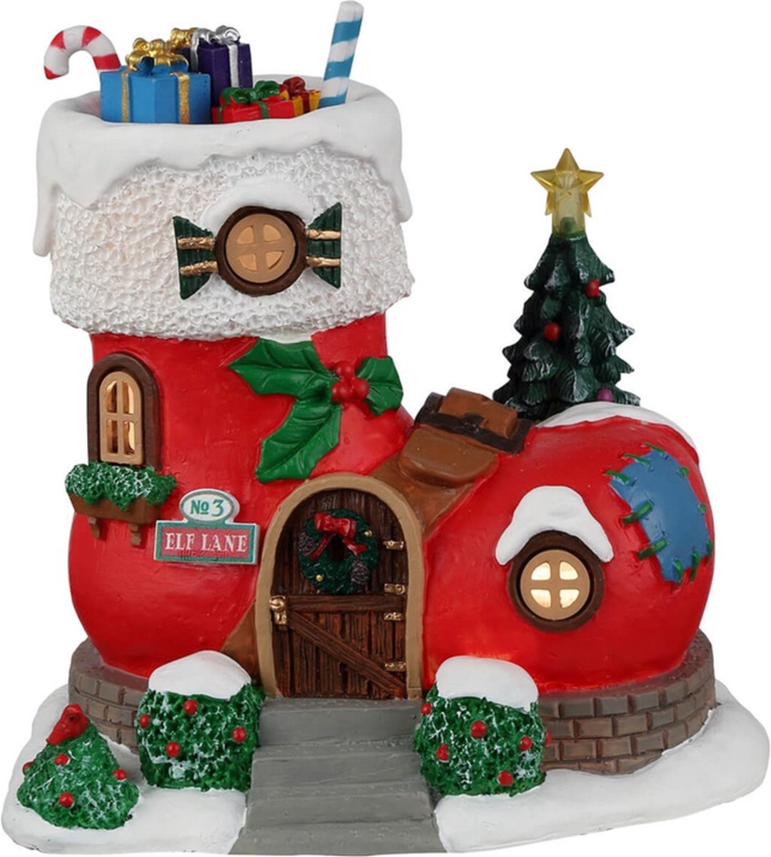 Figurine Lemax - Bataille de boule de neige | Village de Noël