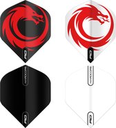 RED DRAGON - Hardcore XT Dragon Design Vluchtpakket - 4 sets per pakket (15 dartvluchten in totaal)