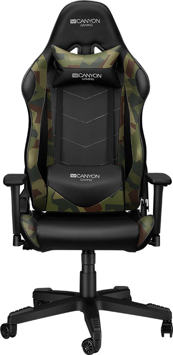 Canyon gaming - fauteuil gamer Argama - camouflage - accoudoir 3D | bol.com