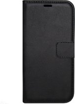 LC.IMEEKE Kunstleren Book Case Portemonnee Pasjes Hoesje Geschikt voor Huawei Y5p - Zwart
