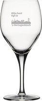 Gegraveerde Rode wijnglas 42,5cl Den Bosch