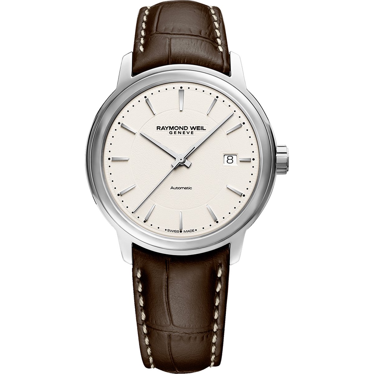 Raymond Weil Maestro 2237-STC-65011 Horloge - Leer - Bruin - Ø 40 mm