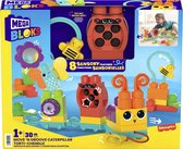 Mega Bloks Moove 'n Groove Caterpillar - Sensorisch Speelgoed