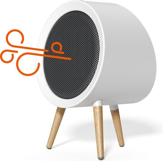 Chauffage D'Appoint F.EASY.D 1000W - Céramique PTC, Portable, 3 Modes - Pour Bureau Ou Chambre