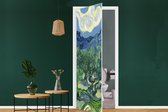 Deursticker De olijfbomen - Vincent van Gogh - 90x235 cm - Deurposter