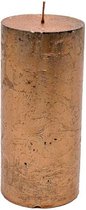 Bougie pilier - Koper - 7x15cm - paraffine - lot de 3
