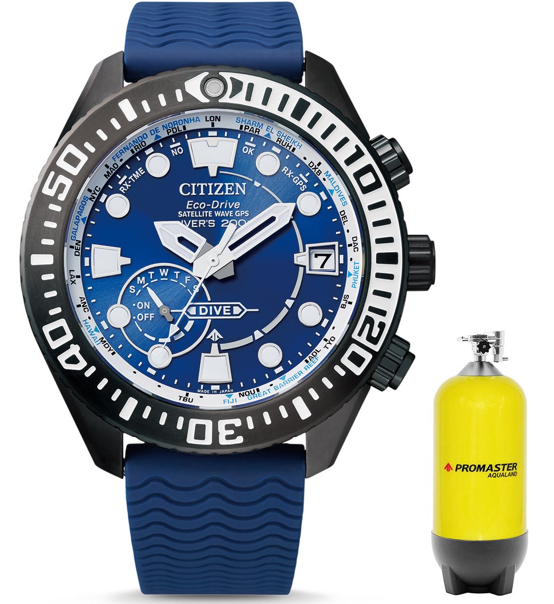 Citizen Promaster CC5006-06L Horloge - Rubber - Blauww - Ø 46 mm