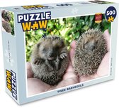 Puzzel Twee babyegels - Legpuzzel - Puzzel 500 stukjes