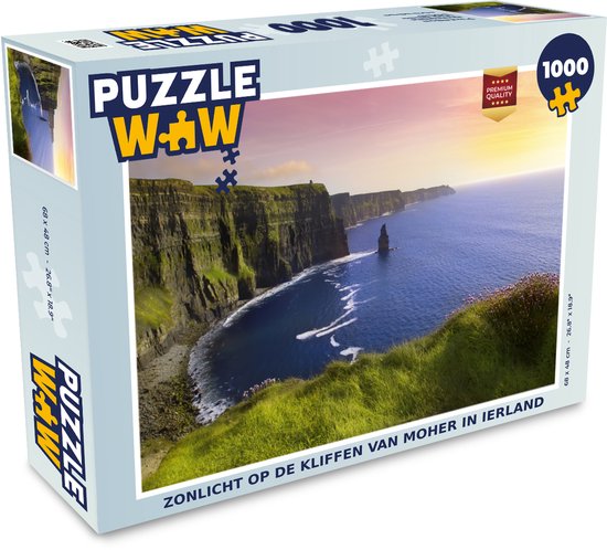 Puzzle Soleil sur les Falaises de Moher en Irlande - Puzzle - Puzzle 1000 pièces adultes