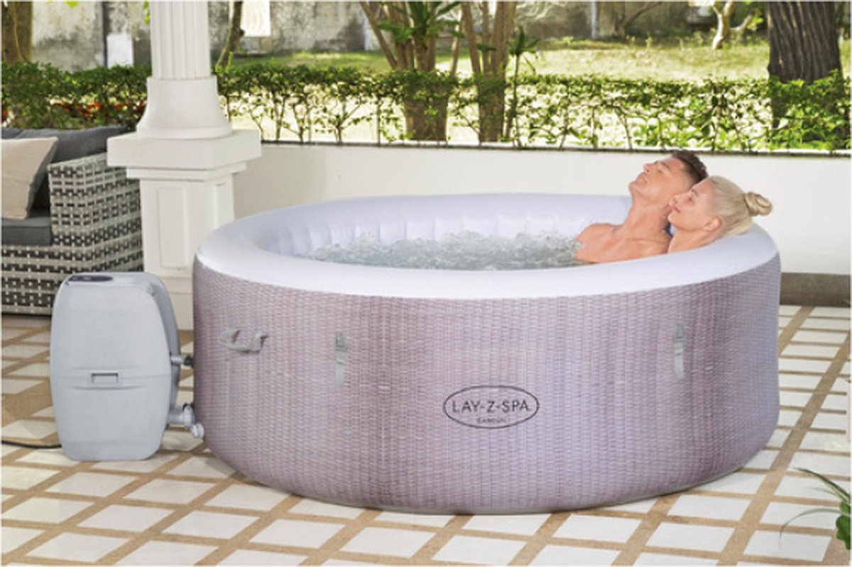 Lay-Z-Spa Cancun AirJet opblaasbare spa - 2 tot 4 personen - Ø 180 x 66 cm