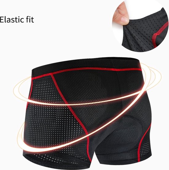 Fietsonderbroek met Gel Dames Heren - Fietsondergoed - Fietsonderbroek - XL