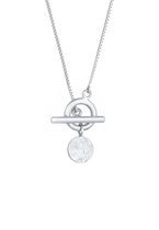 Elli Dames Halsketting Venezianerkette Plättchen T-Bar 925 Silber