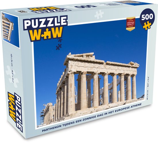 Puzzel Parthenon tijdens een zonnige dag