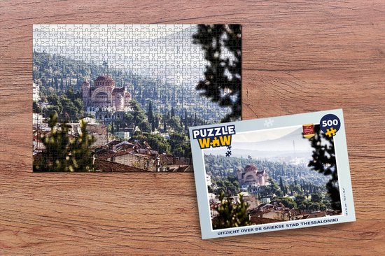 Puzzle Vue sur la ville grecque de Thessalonique - Puzzle - Puzzle 500 pièces