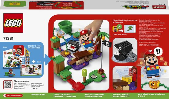 LEGO Super Mario Uitbreidingsset: Chain Chomp Junglegevecht - 71381 - LEGO