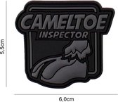 Embleem 3D PVC Cameltoe Inspector Zwart/Grijs