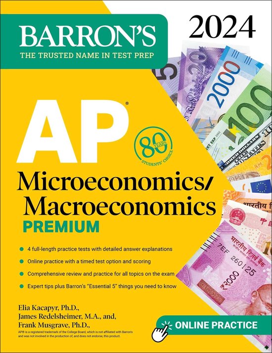 Barron's AP AP Microeconomics/Macroeconomics Premium, 2024 4