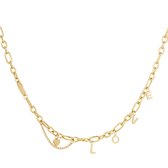 Necklace-chunky-love-yehwang- ketting-Stainless-Steel-Goud-Ketting | Cadeau voor haar | Tieners | Moederdag