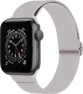 Bracelet adapté pour Apple Watch Strap 38/40/41 mm Bracelet en nylon avec boucle - Bracelet de montre adapté pour Apple Watch 1-8 / SE - 38/40/41 mm - Grijs