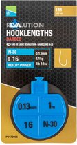 Preston N-30 Revalution Hooklengths Barbed 100cm (10 pcs)