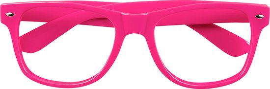 Boland - Partybril neon roze Neon,Roze - Volwassenen - Geen verkleedthema - - Boland