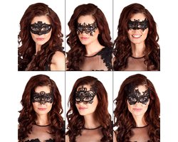 Boland - Kanten masker Masquerade assorti - Volwassenen - Burlesque - Glamour - Sexy masker - Gemaskerd bal