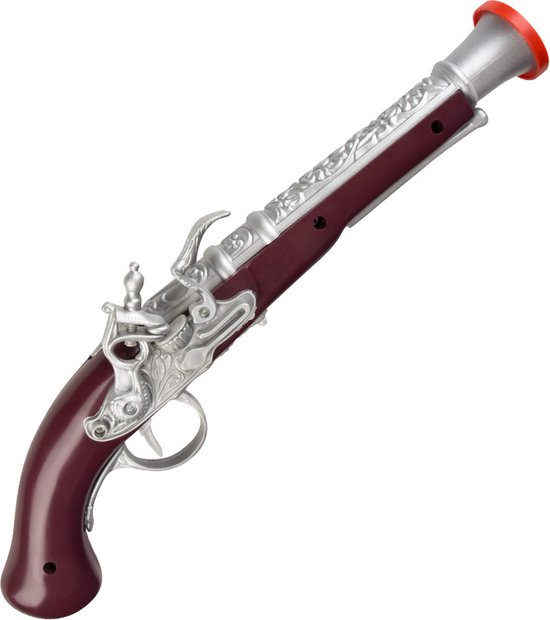 Boland - Speelgoed Piratenpistool (35 cm) - Pistool / revolver - Piraten Carnaval, Themafeest