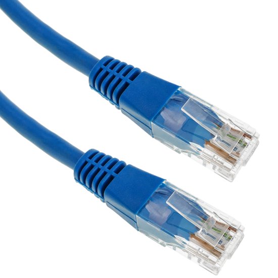 BeMatik - Câble réseau Ethernet 2m UTP catégorie 5e bleu