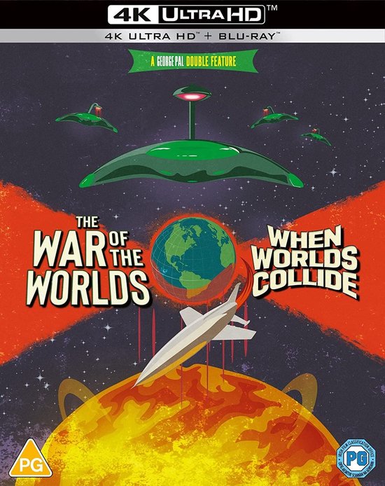 The War Of The Worlds (1953) - When Worlds Collide (1951) - 4K UHD + Blu-ray - Collectors Edition