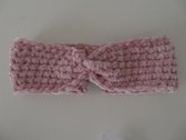 Baby / Kinder Haarband - meisje haarband - winter - 0-1 maand - newborn - roze - ( handgemaakte Sweet Baby Bedstraw )