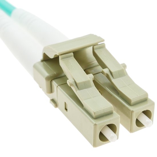 BeMatik - Câble fibre optique multimode OM4 MMF duplex 50µm / 125µm LC-SC 5m