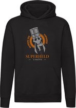 Verhuizer Hoodie | verhuizen | sjouwen | verhuizing | beroep | werk | superheld | held | topper | Unisex | Trui | Sweater | Capuchon | Zwart